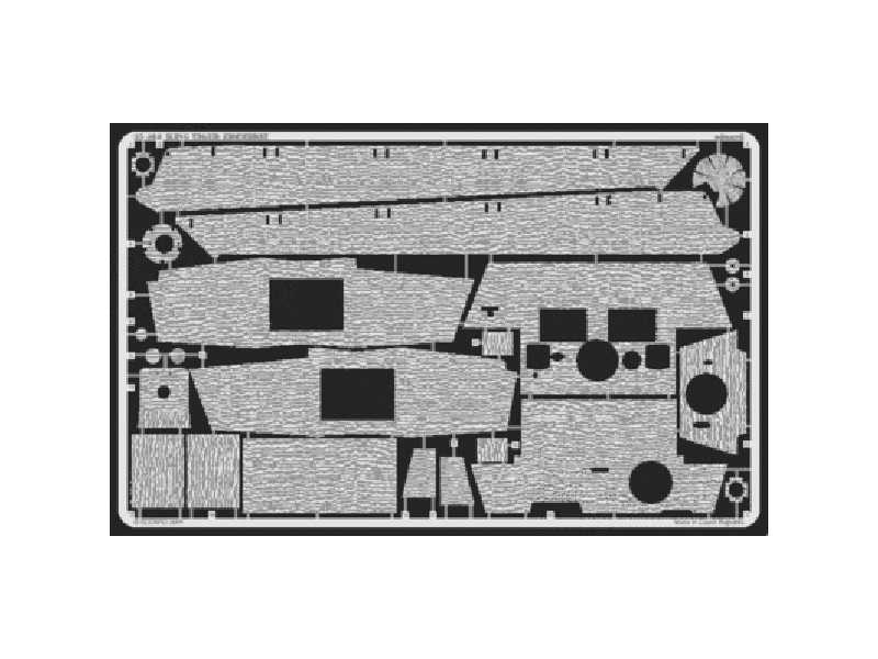 Zimmerit King Tiger 1/35 - Tamiya - blaszki - zdjęcie 1 Zimmerit King Tiger 1/35 - Tamiya - blaszki - zdjęcie 1