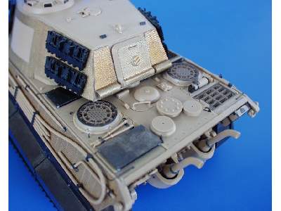  Zimmerit King Tiger 1/35 - Tamiya - blaszki - zdjęcie 4