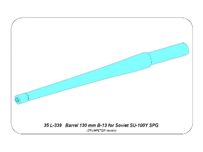 Lufa 130mm  B-13 do radzieckiego działa samobieżnego SU-100Y - zdjęcie 8