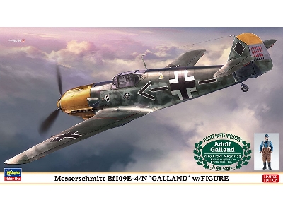 Messerschmitt Bf109e-4/N 'galland' W/Figure - zdjęcie 1