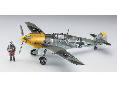 Messerschmitt Bf109e-4/N 'galland' W/Figure - zdjęcie 2