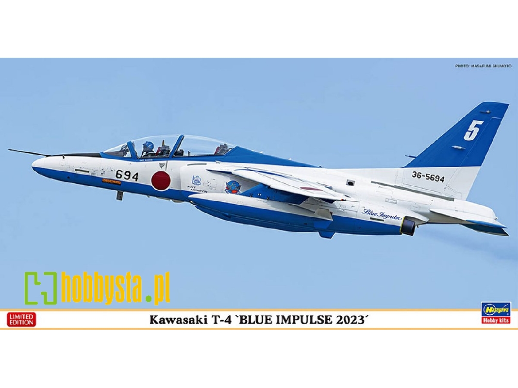 Kawasaki T-4 - Blue Impulse 2023 - zdjęcie 1 Kawasaki T-4 - Blue Impulse 2023 - zdjęcie 1