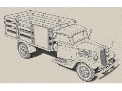 US V-8 Stake truck m.1936/37 - zdjęcie 19