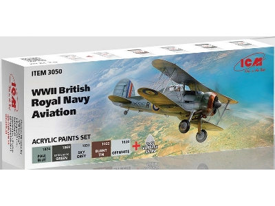 Acrylic Paints Set For WWII British Royal Navy Aviation - zdjęcie 1