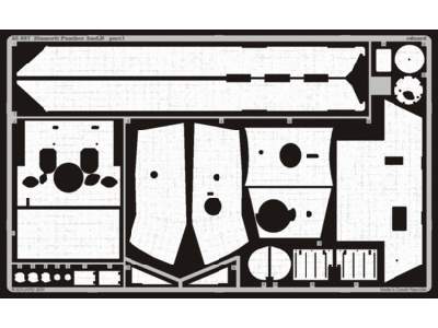  Zimmerit Panther Ausf. D 1/35 - Dragon - blaszki - zdjęcie 1