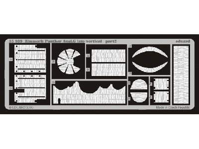  Zimmerit Panther Ausf. G late vertical 1/35 - Dragon - blaszki - zdjęcie 3