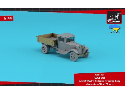 Gaz-aa Soviet Wwii Cargo Truck With Cargo Body - zdjęcie 2