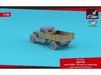 Gaz-aa Soviet Wwii Cargo Truck With Cargo Body - zdjęcie 4