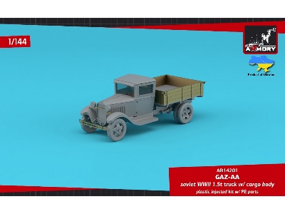 Gaz-aa Soviet Wwii Cargo Truck With Cargo Body - zdjęcie 5