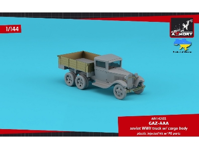 Gaz-aaa Soviet Wwii Truck With Cargo Body - zdjęcie 2