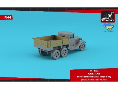 Gaz-aaa Soviet Wwii Truck With Cargo Body - zdjęcie 3