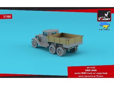 Gaz-aaa Soviet Wwii Truck With Cargo Body - zdjęcie 4