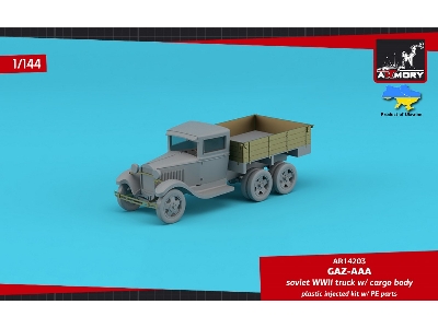 Gaz-aaa Soviet Wwii Truck With Cargo Body - zdjęcie 5