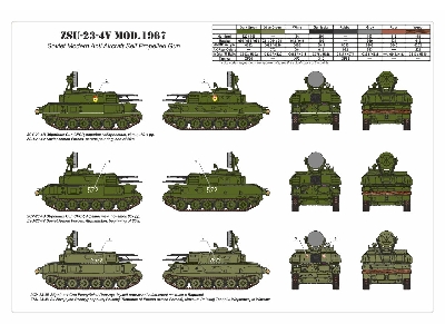 Zsu-23-4v Shilka Mod.1967, Soviet Spaag - zdjęcie 2