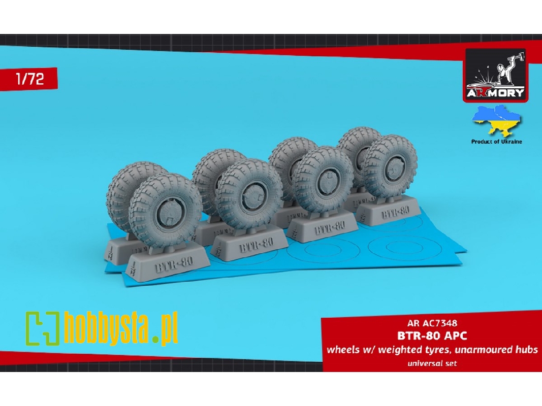Btr-80 Apc Wheels W/ Weighted Tyres Ki-80nretooled Set - zdjęcie 1 Btr-80 Apc Wheels W/ Weighted Tyres Ki-80nretooled Set - zdjęcie 1