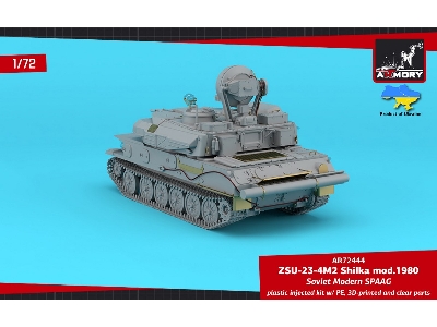 Zsu-23-4m/M3/M2 Shilka, Soviet Spaag, 3-in-1 Kit - zdjęcie 13