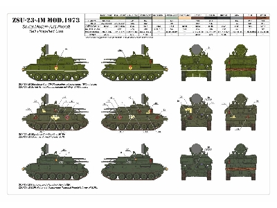 Zsu-23-4m/M3/M2 Shilka, Soviet Spaag, 3-in-1 Kit - zdjęcie 15