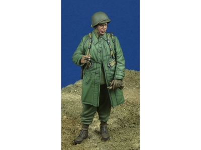 Us Paratrooper Nco In Raincoat 1944-45 - zdjęcie 1
