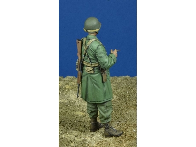 Us Paratrooper Nco In Raincoat 1944-45 - zdjęcie 2