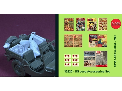 Wwii Us Jeep Accessories Set - zdjęcie 4