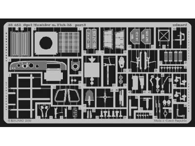  Zimmerit Sd. Kfz.163 StuG. IV 1/35 - Tamiya - blaszki - zdjęcie 1