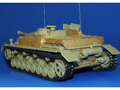  Zimmerit Sd. Kfz.163 StuG. IV 1/35 - Tamiya - blaszki - zdjęcie 5