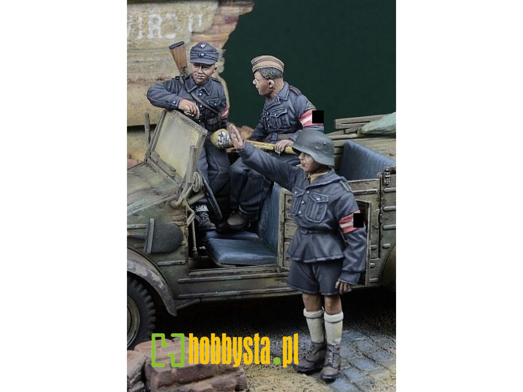 Hitlerjugend Boys, Germany 1945, For Kubelwagen - zdjęcie 1 Hitlerjugend Boys, Germany 1945, For Kubelwagen - zdjęcie 1