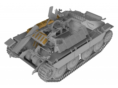 German Bergepanzer Hetzer With 2cm Flak Early - zdjęcie 3