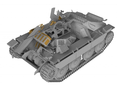 German Bergepanzer Hetzer With 2cm Flak Early - zdjęcie 4