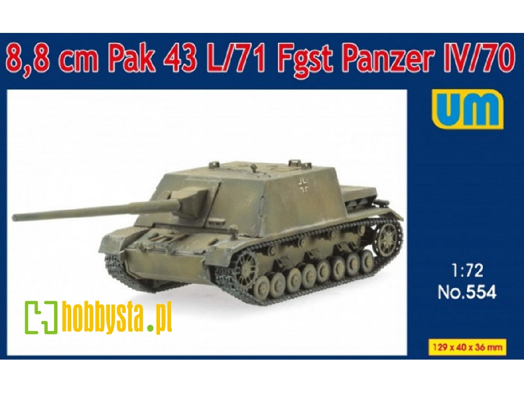 8,8 Cm Pak 43 L/71 Fgst Panzer Iv/70 - zdjęcie 1 8,8 Cm Pak 43 L/71 Fgst Panzer Iv/70 - zdjęcie 1