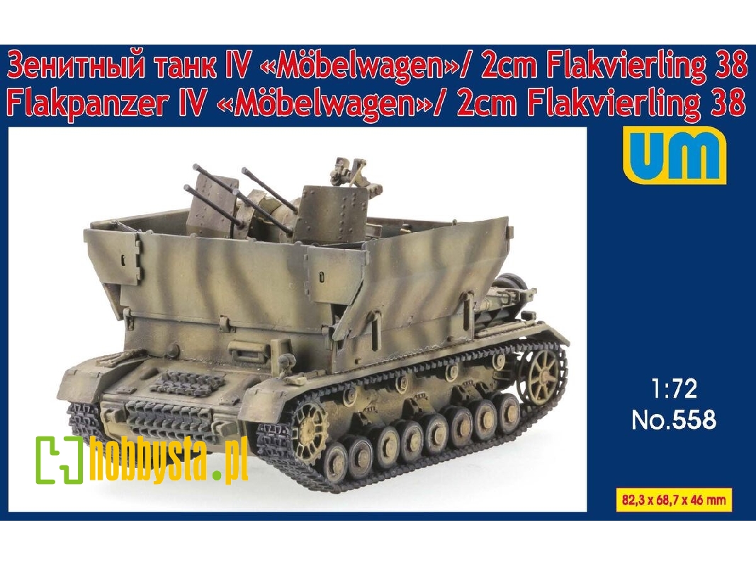 Flakpanzer Iv Moebelwagen / 2 Cm Flakvierling 38 - zdjęcie 1 Flakpanzer Iv Moebelwagen / 2 Cm Flakvierling 38 - zdjęcie 1