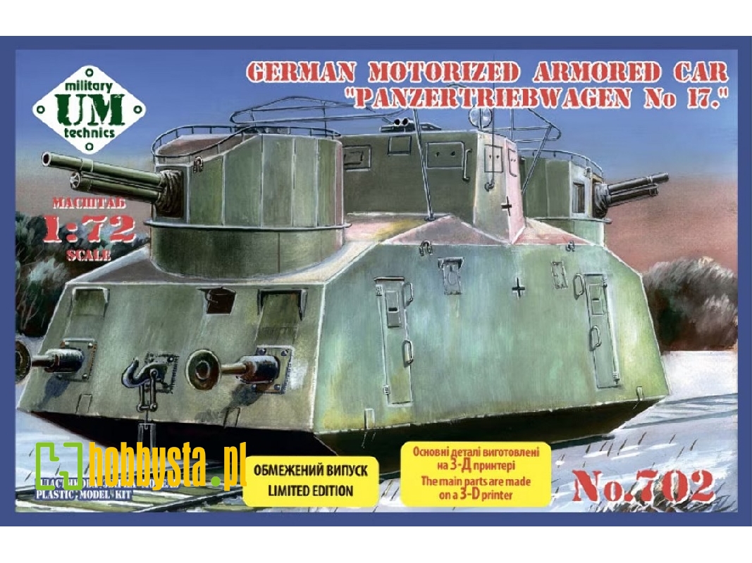 German Motorized Armored Car 'panzertriebwagen No 17.' - zdjęcie 1 German Motorized Armored Car 'panzertriebwagen No 17.' - zdjęcie 1