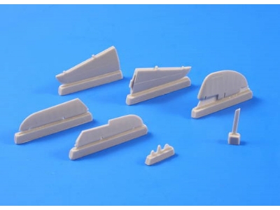 P-39D-Q Airacobra  Control Surfaces set 1/48 for Hasegawa kit - zdjęcie 1