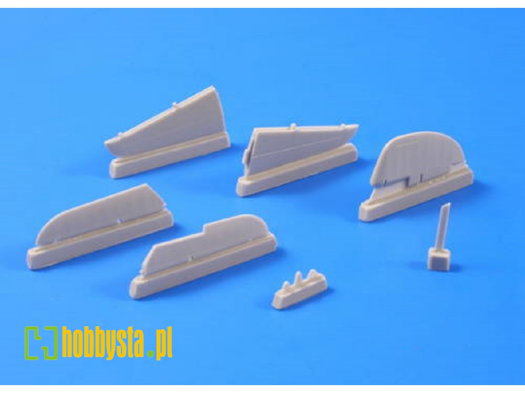 P-39D-Q Airacobra  Control Surfaces set 1/48 for Hasegawa kit - zdjęcie 1