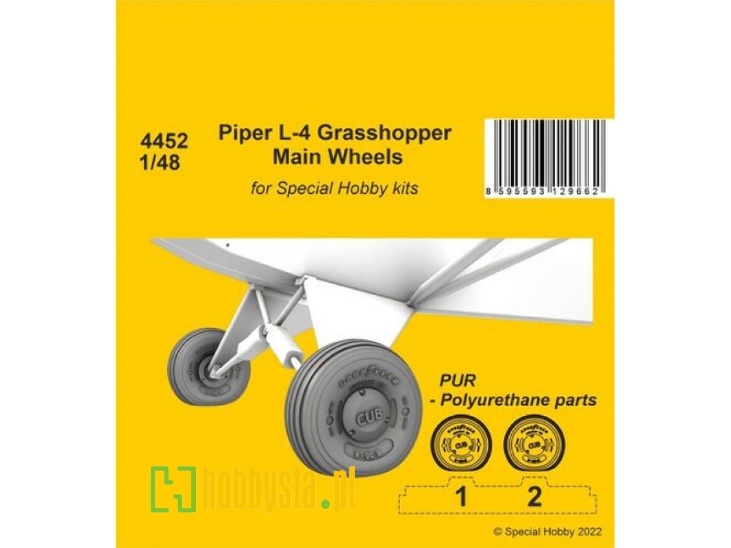 L-4 Grasshopper Main Wheels - zdjęcie 1 L-4 Grasshopper Main Wheels - zdjęcie 1