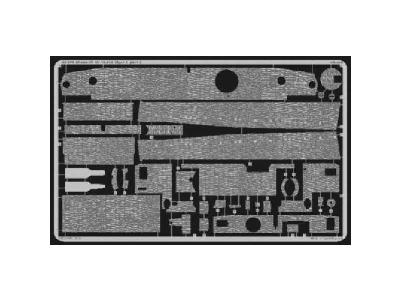  Zimmerit StuG. III Ausf.  G 1/35 - Tamiya - blaszki - zdjęcie 1