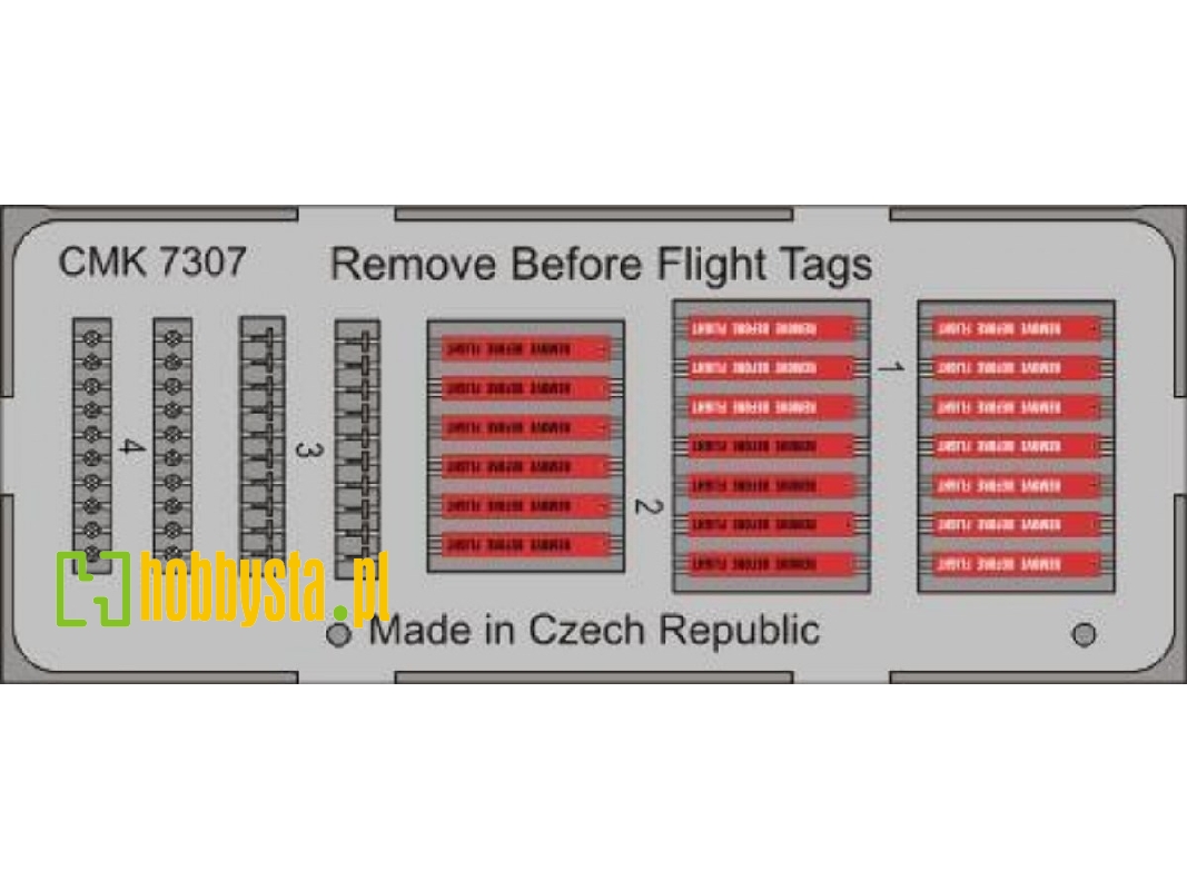 Remove Before Flight Tags (20pcs) - zdjęcie 1 Remove Before Flight Tags (20pcs) - zdjęcie 1