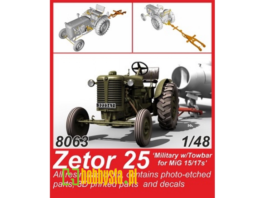 Zetor 25 'military W/Towbar For Mig 15/17s' - zdjęcie 1 Zetor 25 'military W/Towbar For Mig 15/17s' - zdjęcie 1