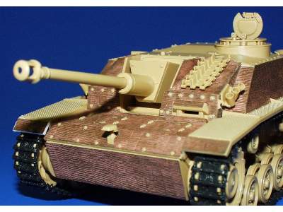  Zimmerit StuG. III Ausf.  G 1/35 - Tamiya - blaszki - zdjęcie 6