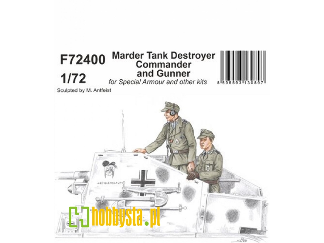 Marder Tank Destroyer Commander And Gunner - zdjęcie 1