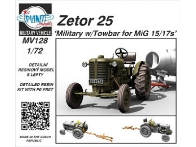 Zetor 25 'military W/Towbar For Mig 15/17s' - zdjęcie 1