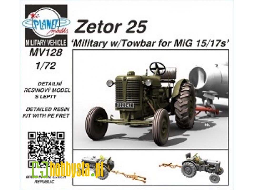 Zetor 25 'military W/Towbar For Mig 15/17s' - zdjęcie 1 Zetor 25 'military W/Towbar For Mig 15/17s' - zdjęcie 1