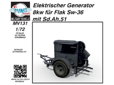 Elektrischer Generator 8kw Fur Flak Sw-36 Mit Sd.Ah.51 - zdjęcie 1