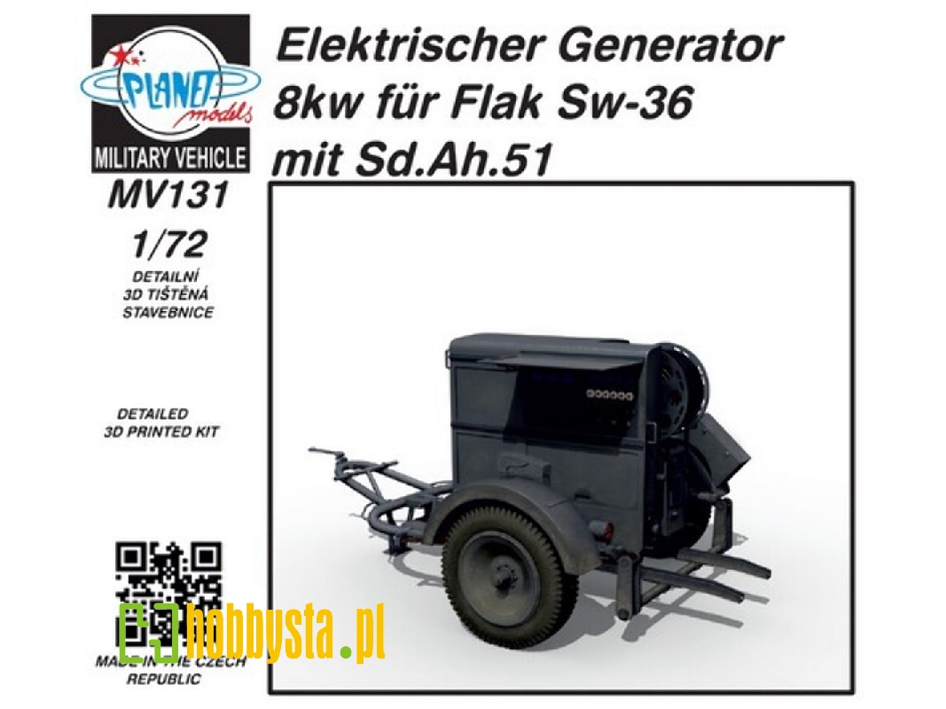 Elektrischer Generator 8kw Fur Flak Sw-36 Mit Sd.Ah.51 - zdjęcie 1