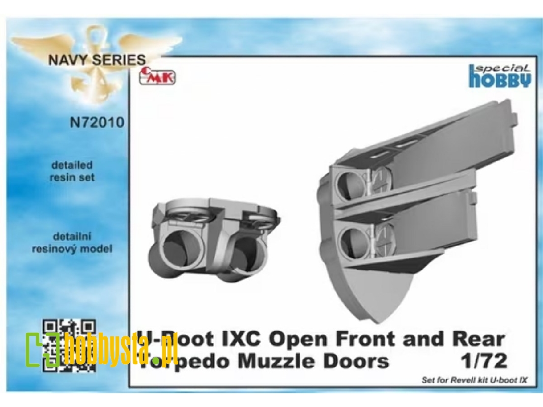 U-boot Ixc Open Front And Rear Torpedo Muzzle Doors - zdjęcie 1