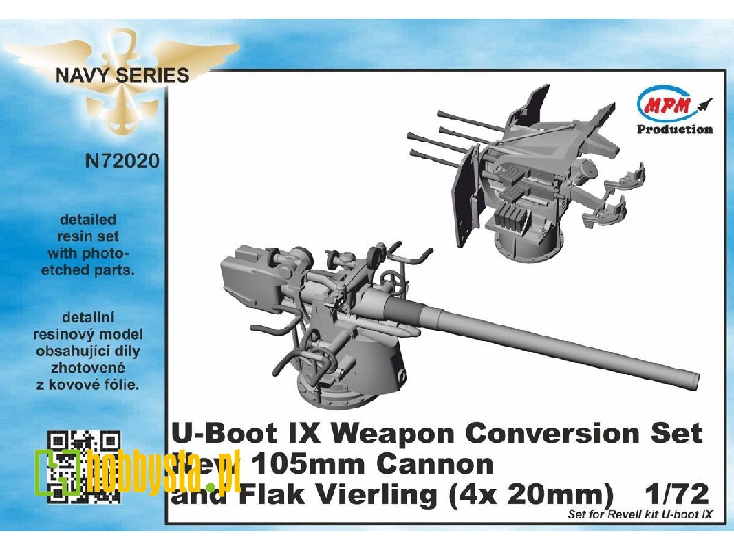 U-Boot IX Weapon Conversion set for REV detail set - zdjęcie 1 U-Boot IX Weapon Conversion set for REV detail set - zdjęcie 1