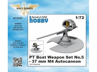 Pt Boat Weapon Set No.5 - 37 Mm M4 Autocannon - zdjęcie 1