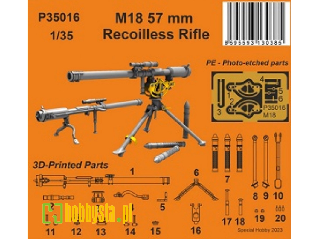 M18 57mm Recoilless Rifle - zdjęcie 1 M18 57mm Recoilless Rifle - zdjęcie 1