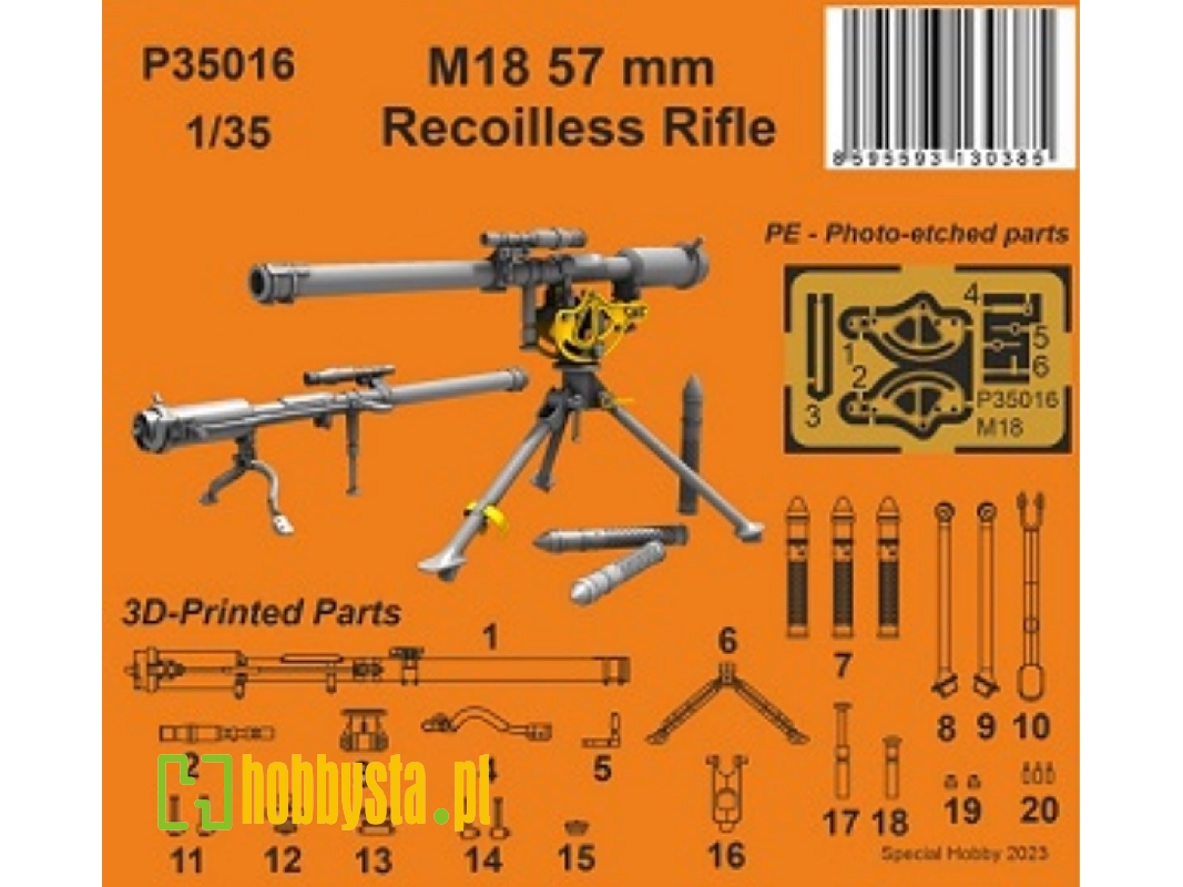 M18 57mm Recoilless Rifle - zdjęcie 1