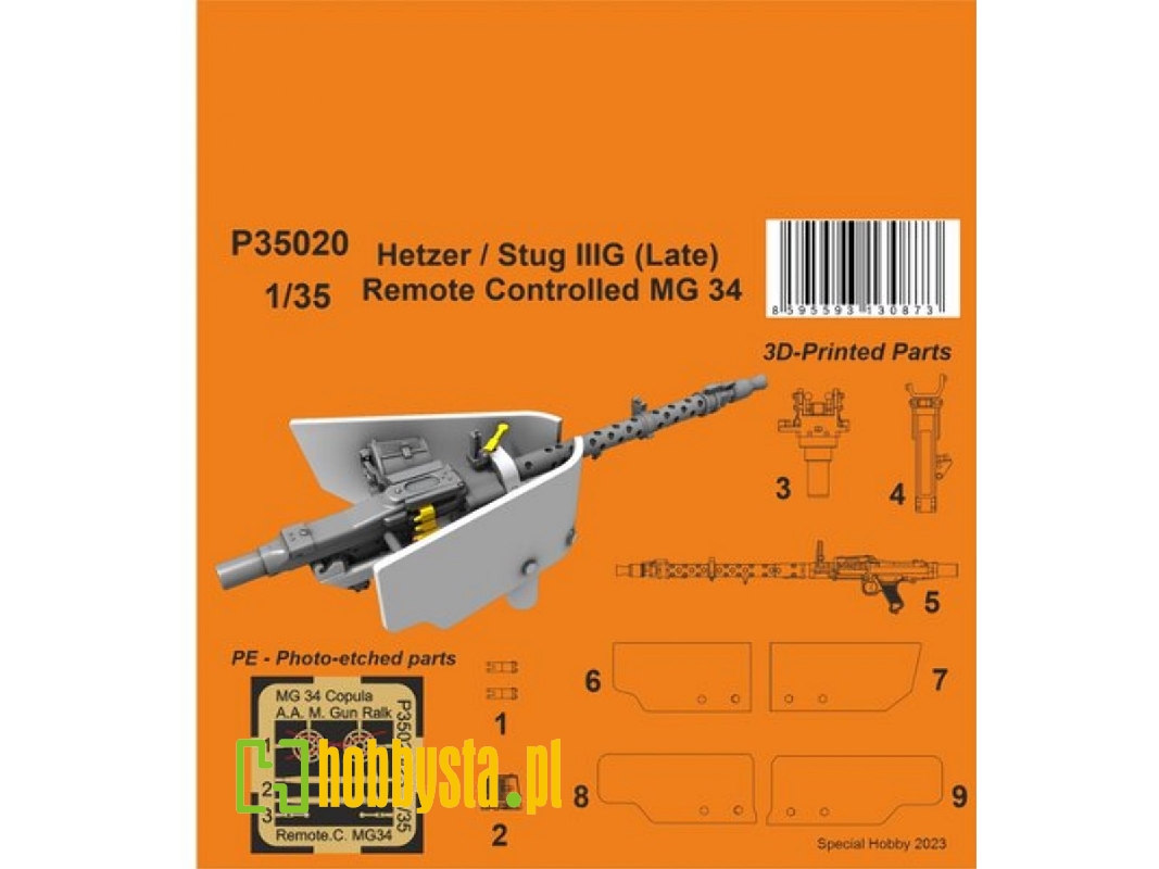 Hetzer / Stug Iiig (Late) Remote Controlled Mg 34 - zdjęcie 1